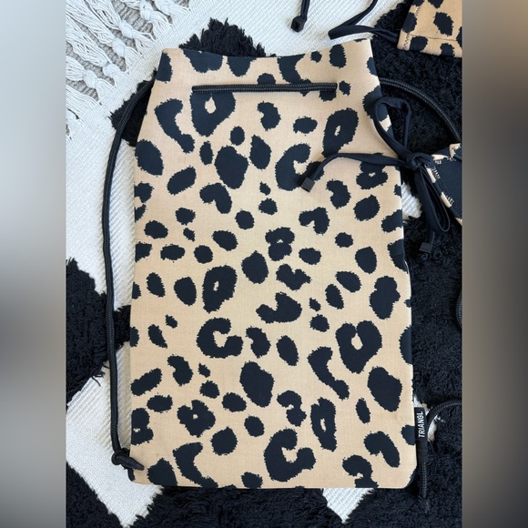 Triangl Swimwear Leopard Print Bikini Set w/Bag - Picture 5 of 7